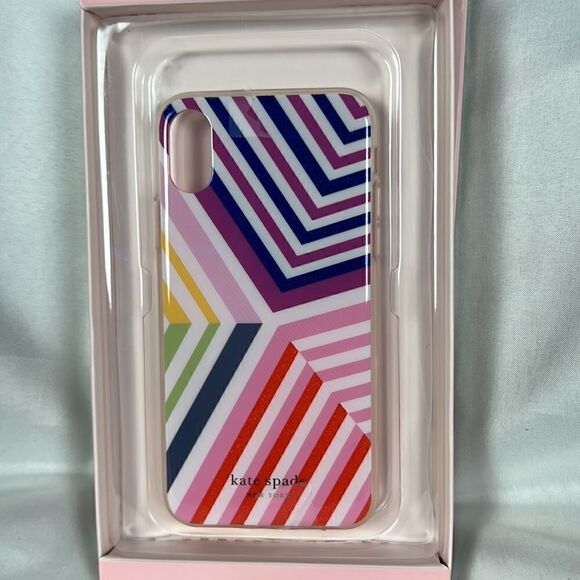 Kate Spade multiple colored phone case iPhone XS - Picture 2 of 3